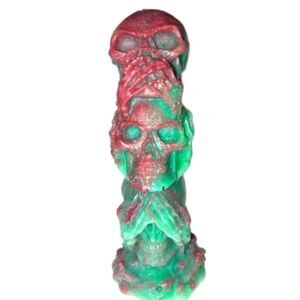 Hand crafted limited edition speak no evil hear no evil see no evil candle